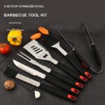 6-Piece BBQ Tool Set with PP Handles - BBQ-PP01