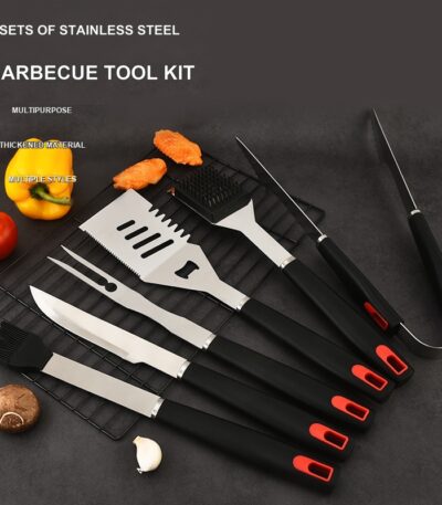 6-Piece BBQ Tool Set with PP Handles - BBQ-PP01
