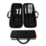 6-Piece BBQ Tool Set with PP Handles - BBQ-PP01 carry bag and tool set