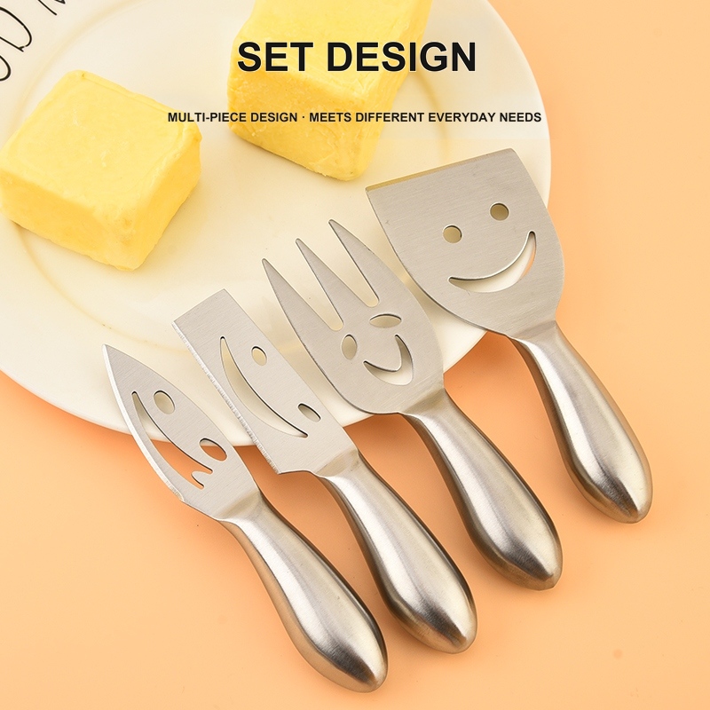 4-Piece Smiling Cheese Knife Set – CK-SS02 product photograph 4