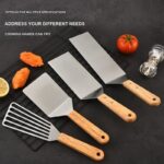 SP-W01R wood-handle icing spatula range, product photograph 2