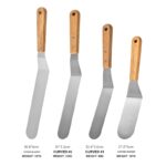 SP-W01R wood-handle icing spatula range, product photograph 3