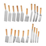 SP-W01R wood-handle icing spatula range, product photograph 5