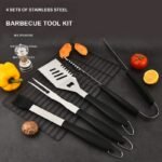 4-Piece PP Handle BBQ Tool Set – BBQ-PP02 image 1