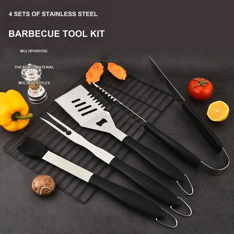 4-Piece PP Handle BBQ Tool Set – BBQ-PP02 image 1