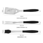 4-Piece PP Handle BBQ Tool Set – BBQ-PP02 image 3