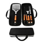 4-Piece Wood Handle BBQ Tool Set – BBQ-SC001 image 5