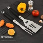 4-Piece Black Handle BBQ Tool Set – BBQ-SC002 image 2