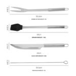 16-Piece Stainless Steel BBQ Tool Set – BBQ-SS04 image 3