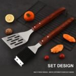 17-Piece Wood Handle BBQ Tool Set – BBQ-WH002 image 2