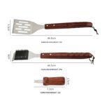 17-Piece Wood Handle BBQ Tool Set – BBQ-WH002 image 3