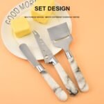 4-Piece Marble Pattern Handle Cheese Knife Set – CP02 image 2