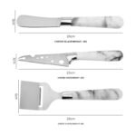 4-Piece Marble Pattern Handle Cheese Knife Set – CP02 image 3