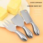 3-Piece Stainless Steel Cheese Knife Set – CSS05 image 1
