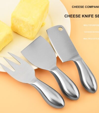 3-Piece Stainless Steel Cheese Knife Set – CSS05 image 1