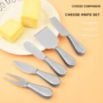 5-Piece Stainless Steel Cheese Knife Set – CSS07 image 1