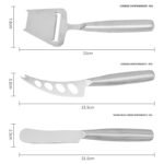 6-Piece Stainless Steel Cheese Knife Set – CSS08 image 3
