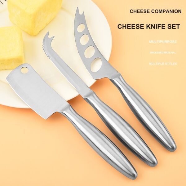 4-Piece Stainless Steel Cheese Knife Set – CSS09 image 1