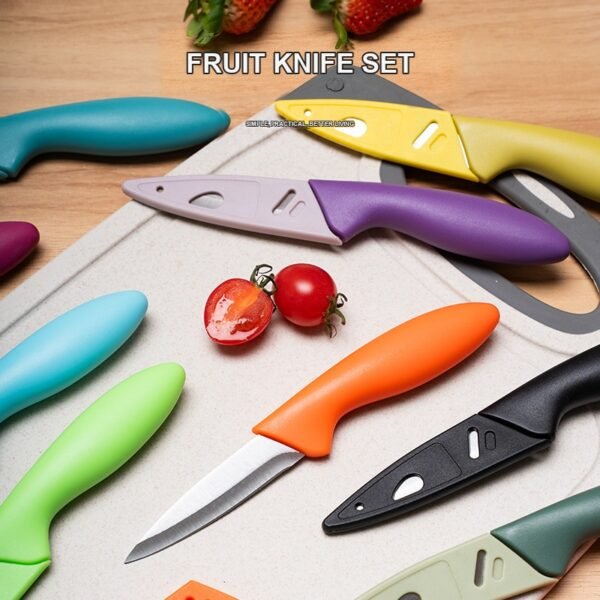 PP Handle Fruit Knife Set – KF-PP001 image 1