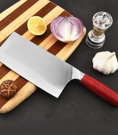Rosewood Handle Cleaver and Slicing Knife – KF-WH001 image 1