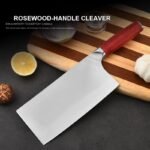 Rosewood Handle Cleaver and Slicing Knife – KF-WH001 image 2